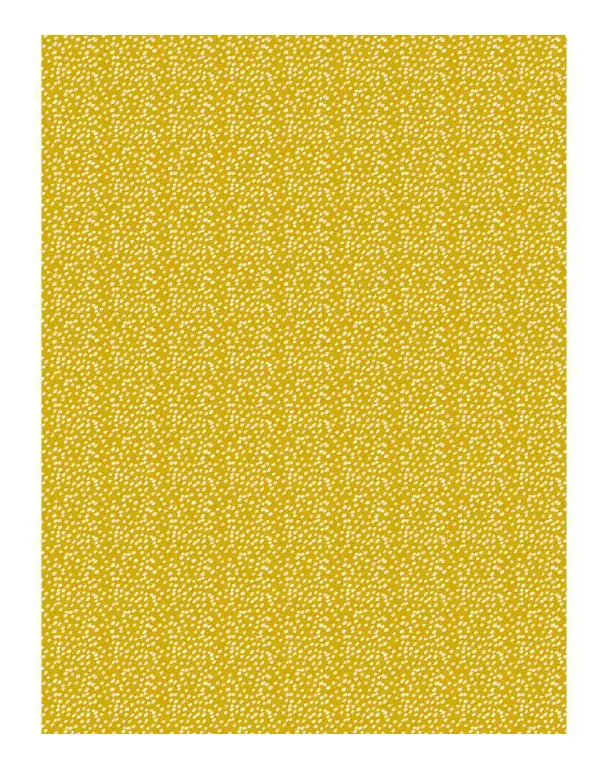 Décopatch papper "Flying Dots saffran yellow"