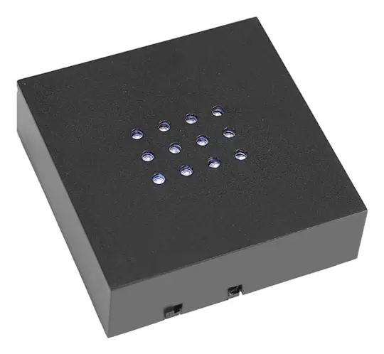 12 LED-lampor Vit Ljus Display Stativ Bas Hållare för Kristall / Glas Konst