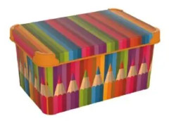Domoletti Boxstorage Btsp 5L W/Lid 28.5X19x13.5Cm