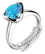 Ringstorleksjusterare Ring Guard Clip Osynlig Åtdragare Transparent Resizer för Lös Ring Set med 4 Storlekar Pack med 4