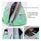 Canvas Sling Bag - Liten Crossbody Ryggsäck Axelväska Casual Dagryggsäck för Män Kvinnor