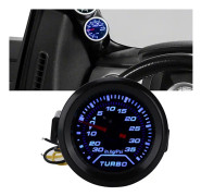 12V Turbo Boost Tryckmätare 52mm/2in 35PSI Digital Display Blå Röd LED Modifiering Universal