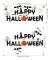 （3）Halloween-dekoration, 2 st Halloween-fönsterdekaler, Halloween