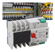 4P Dubbel Effekt Automatisk Transfer Switch Hög Temperaturbeständig Dubbel Effekt Transfer Switch AC400V 100A