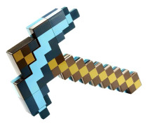 Minecraft-leksaker, svärd och hacka, Minecraft-speltransformering blå