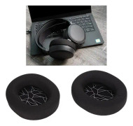 Öronkuddar för hörlurar, uppgraderade, hög elasticitet, ersättning för SteelSeries Arctis 3/5/7, vit siden