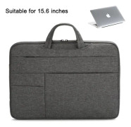 Lätt och vattentät 13,3/15,6 tums laptopfodral Laptopväska med axelrem Laptopväska