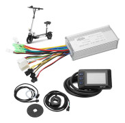 Elektrisk cykel 22A regulator 36V 48V gemensam hastighetsregulator med OMTM3 displaypanel för 500W motor