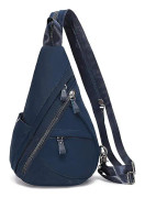 Canvas Sling Bag - Liten Crossbody Ryggsäck Axelväska Casual Dagryggsäck för Män Kvinnor