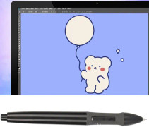 Stylus känslig 8192 nivå tryckkänslig styluspenna lämplig för Huion GT‑191/GT‑221 PRO/GT‑156HD V2/GT‑220 V2