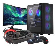 VIST PC Gaming Core i9 12900F - 32 GB RAM - RTX 4060 - 1TB M.2 SSD - WiFi6 - BT - 27" - W11