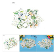 46 st DIY-albumdagbok klistermärke handbok dekoration etikett scrapbooking klistermärke tillbehör (C01060)