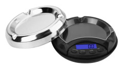 Pocket 500g/0.1g Elektronisk display bärbar LCD smyckesvåg skala digital hushållning(Silver, One Size)