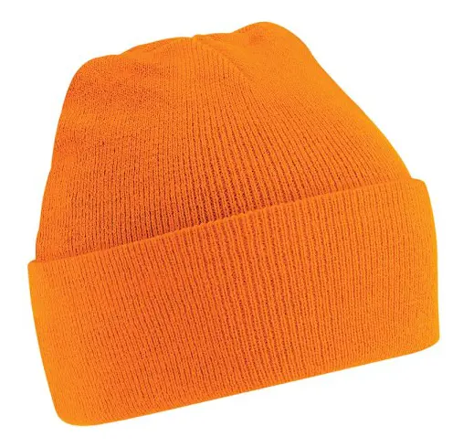 Beechfield Unisex Original Cuffed Beanie Vintermössa En Storlek Orange Orange One Size