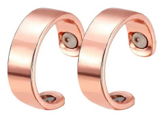 2-pack lymfdräneringsmagnetisk ring för viktminskning och bantning