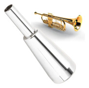 Trumpetmunstycke 3C Metallmaterial Långvarig Glans Tjockare Tyngre Utbytbart Munstycke InstrumentdelSilver