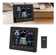 Inomhus Utomhus Termometer för Hemmet, Digital Väderstation med Atomur Väderprognos, Högprecisionsmätningar, 7,5\" LCD-Skärm