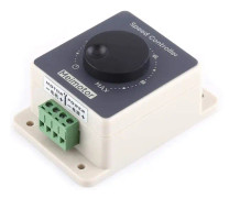 12V hastighetsregulator 12V motorregulator, pulsbreddsmodulator PWM motorhastighetsregulator 10-60V 20A DC vattentätt hölje