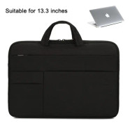 Lätt och vattentät 13,3/15,6 tums laptopfodral Laptopväska med axelrem Laptopväska