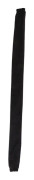 Kedjeskydd Dammtät Tråd Flanellduk 60cm Längd 5cm Bredd med dragkedja för skydd Svart