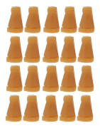 20 STK Kycklingplucker Finger Gummi Fjäder Borttagning Stick Högtemperatur Slitbeständig Kyckling Plockare Maskin Tillbehör Kort 4 cm
