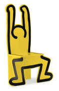 Trästol - VILAC - Keith Haring gul - Samtida - Design - Barn