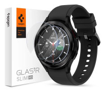 3x Skärmskydd • Samsung Galaxy Watch 4 Classic (42mm) • Spigen Glas.Tr Slim