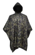 130867 Vattentät Army Rain Poncho för camping/vandring C