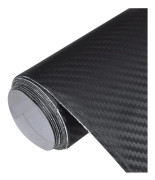 vidaXL Bilfoliering 2 st 3D svart 100x150 cm+50x150 cm