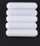 5 st PTFE-magnetomrörar, vit, typ C, för magnetomrörare, laboratorierörverk, lopplabbspinnar