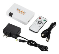 HDMI till RF HDMI-kompatibel till RF koaxialomvandlare koaxial utsignalomvandling HDMI till RF koaxialomvandlare adapter strömförsörjning