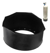 Scuba Tank Boot Octagon Dykning BCD Cylinder Tank Boot Gummi Material för 12L Stål Aluminium Cylinder