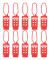 10PCS Säkerhetslås Hasp 6-håls Isolerande Nylon för Industriell Utrustningsunderhåll