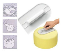 2 st Fondant Smoothing Tool Tårtdekoration Slät polerare 14,5 x 8 cm