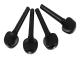4 st Ebony 4/4 Violinsträng Stämskruvar Delar Ersättning Instrument Tillbehör