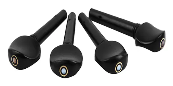 4 st Ebony 4/4 Violinsträng Stämskruvar Delar Ersättning Instrument Tillbehör