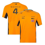 Lando Norris T-shirt 2023 Kort?rmad Phantom Orange Sport Tee H?g kvalitet Olika storlekar