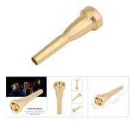 Trumpetmunstycke för 3C-storlek Musikinstrument Tillbehör(Guld)