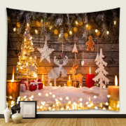 Bakgrundsduk Jul Tomte gobeläng 4 bredd 150*höjd 130CM