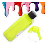 100 ml cellulär vätskemålningsfärgpigmentflaska paket barn DIY vätskepigment (citrongul)