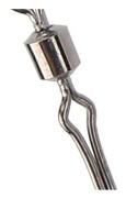 Metall Amerikansk Typ SubLine Clip Fiskkrok Swivel Snabbkontakt Liten Fiskeutrustning (svart 10#)