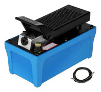 Hydraulisk fotpump, 10000PSI tryck, tunga maskinriggar, Blå med oljerör