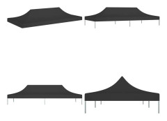 Tak till partytält 6x3 m svart 270 g/m² - Tak Tält - Tak Partytält - Home & Living