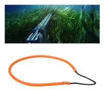 Skjutstång Spjut Slunga 5x10mm Latex Band Bra Elasticitet Tillbehör för Fiske Orange
