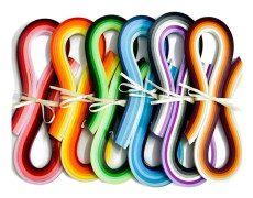 Papper Quilling Set 840 Strips 36 Färger 54cm Längd/remsa Pappersbredd Largeur du papier 5mm