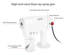 Multifunktionell Nano Steam Gun Hår Färgning Färgning Ångare Luftfuktare Hårvård Verktyg (EU-kontakt)