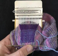 Handvävverktyg Mini DIY Stoppningsverktyg Flätningslappningsmaskin för nybörjare