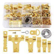 Bildramens krok-230 stycken bildhängare set, hem och kontor hängande bildkrokar väggkrok