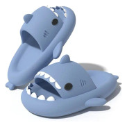 Shark Sliders, Superbekväma mjuka molnslippers för kvinnor och män badrumskuddeslippers sommar halkfria snabbtorkande duschsandaler