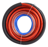 4 Gauge 2800W Biljud Subwoofer Förstärkare Högtalare Installationskabel Kit Säkring Passar